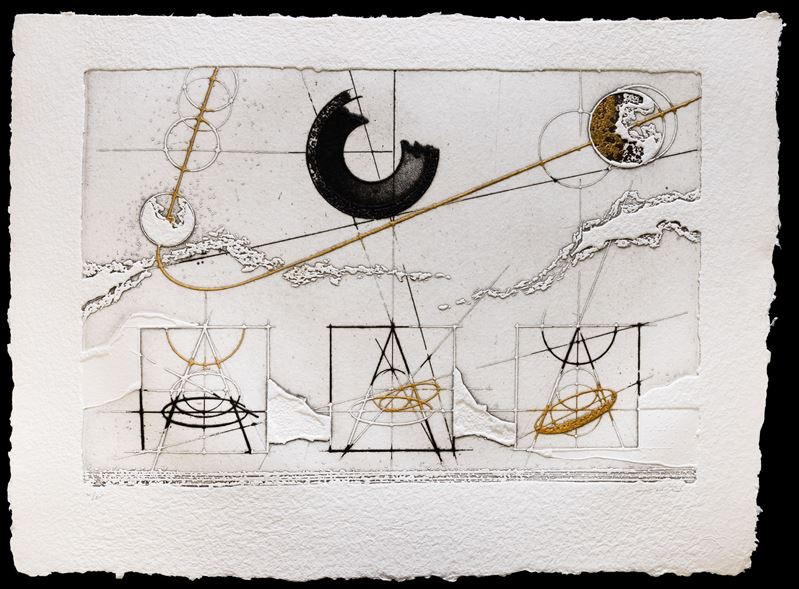 Walter Valentini : La stanza del tempo, I  (1999)  - acquaforte - Auction Walter Valentini - Cambi Casa d'Aste