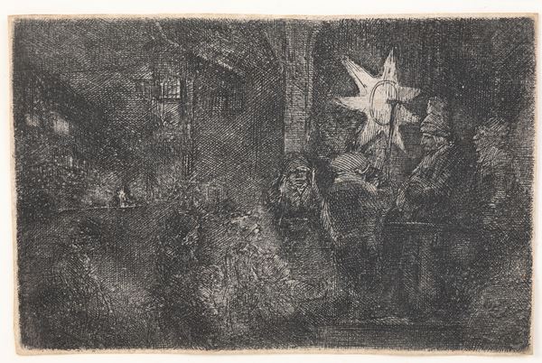 Rembrandt Harmenszoon van Rijn (1606-1669) La stella dei Magi... 1651