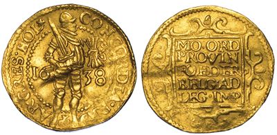 Paesi Bassi - Holland. Ducat 1638.