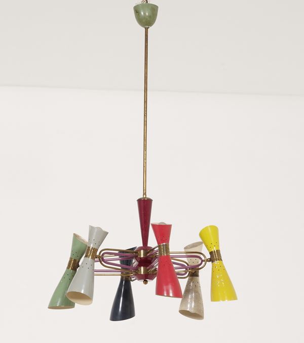 Lampadario, produzione italiana, anni ‘50