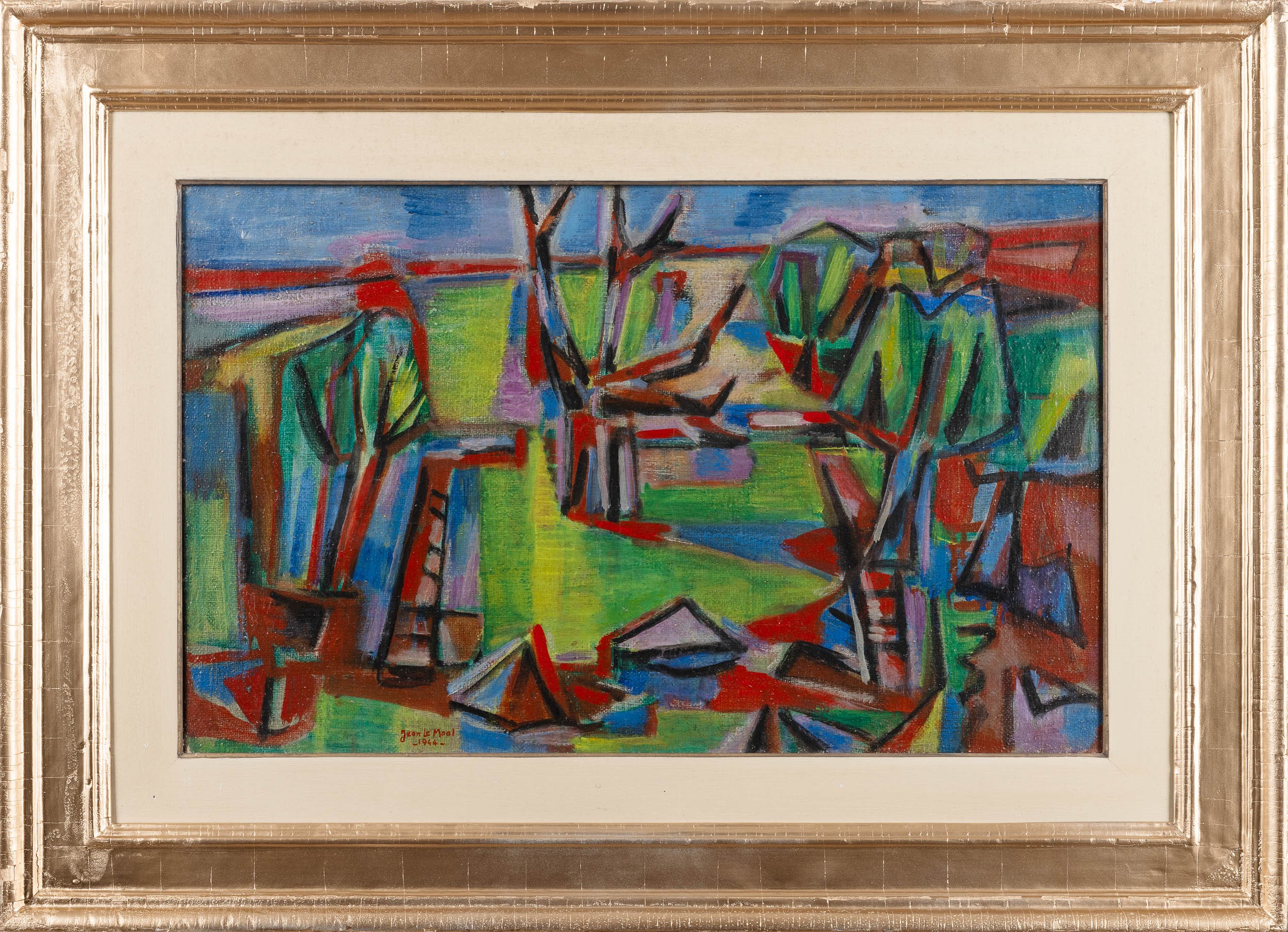 Jean le Moal - Paysage À L'arbre Mort