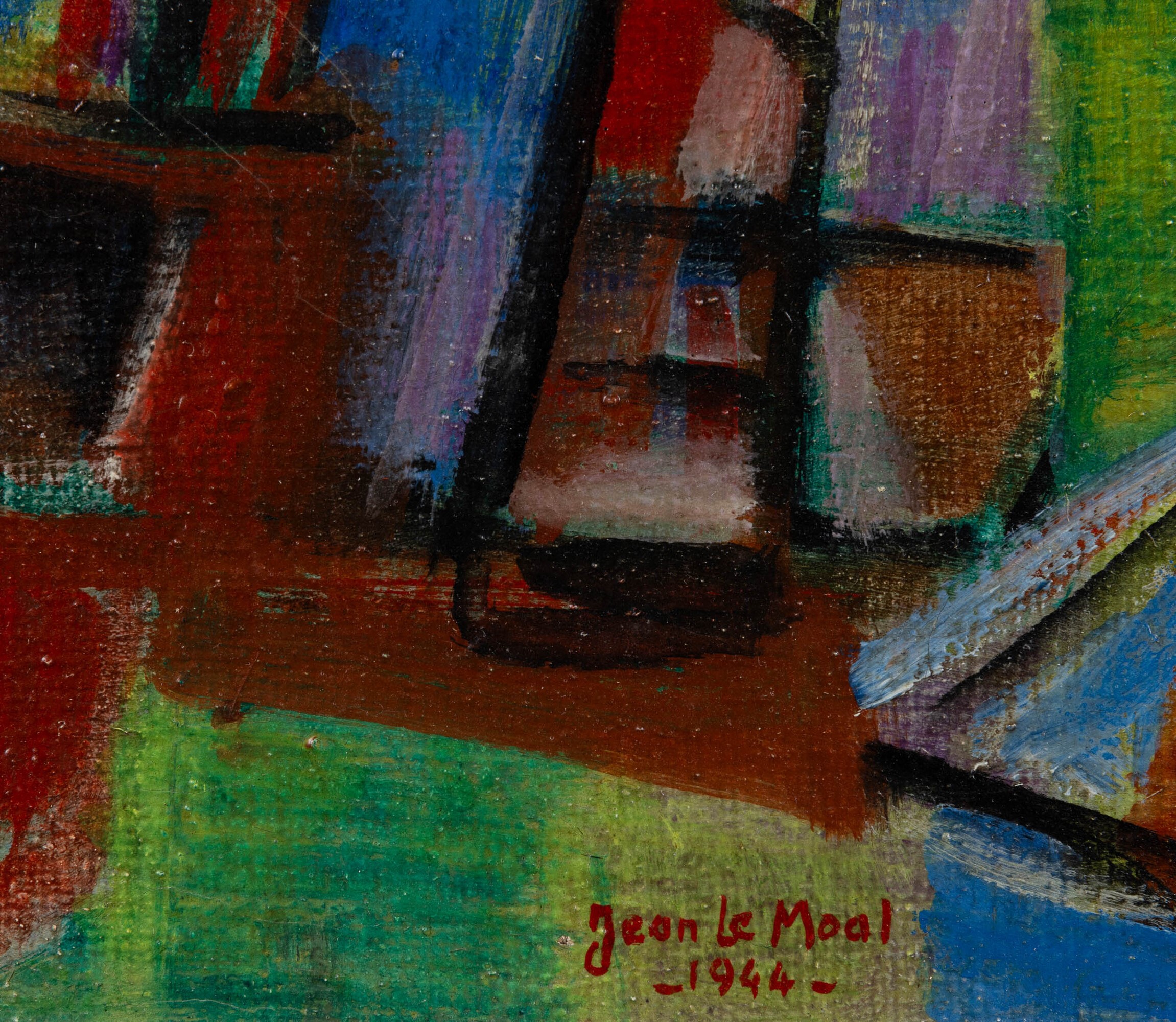 Jean le Moal - Paysage À L'arbre Mort
