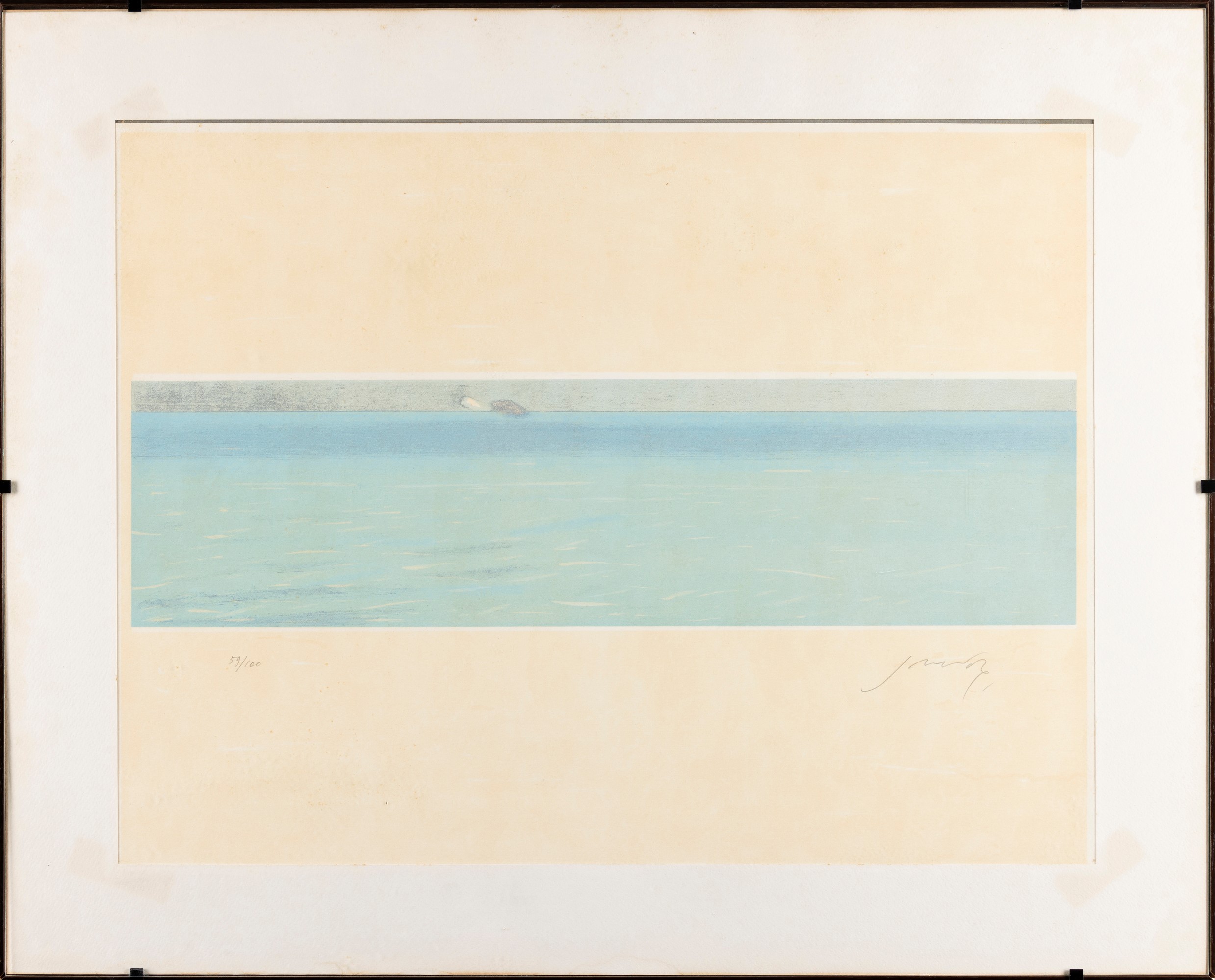 Piero Guccione - Senza Titolo