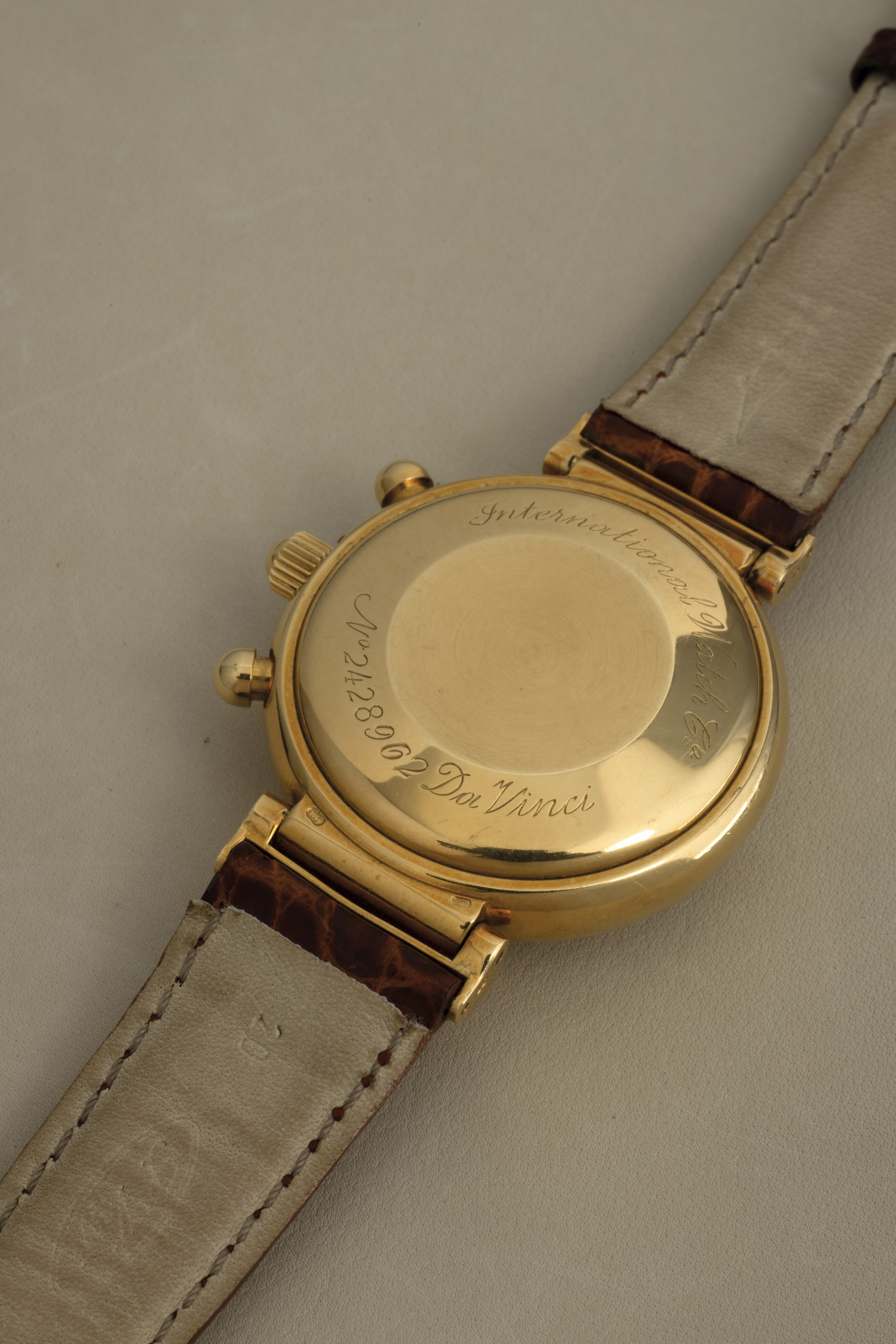 Iwc - Elegante da Vinci Cronografo Calendario Perpetuo con Fasi Lunari in Oro Giallo 18k, Carica ...