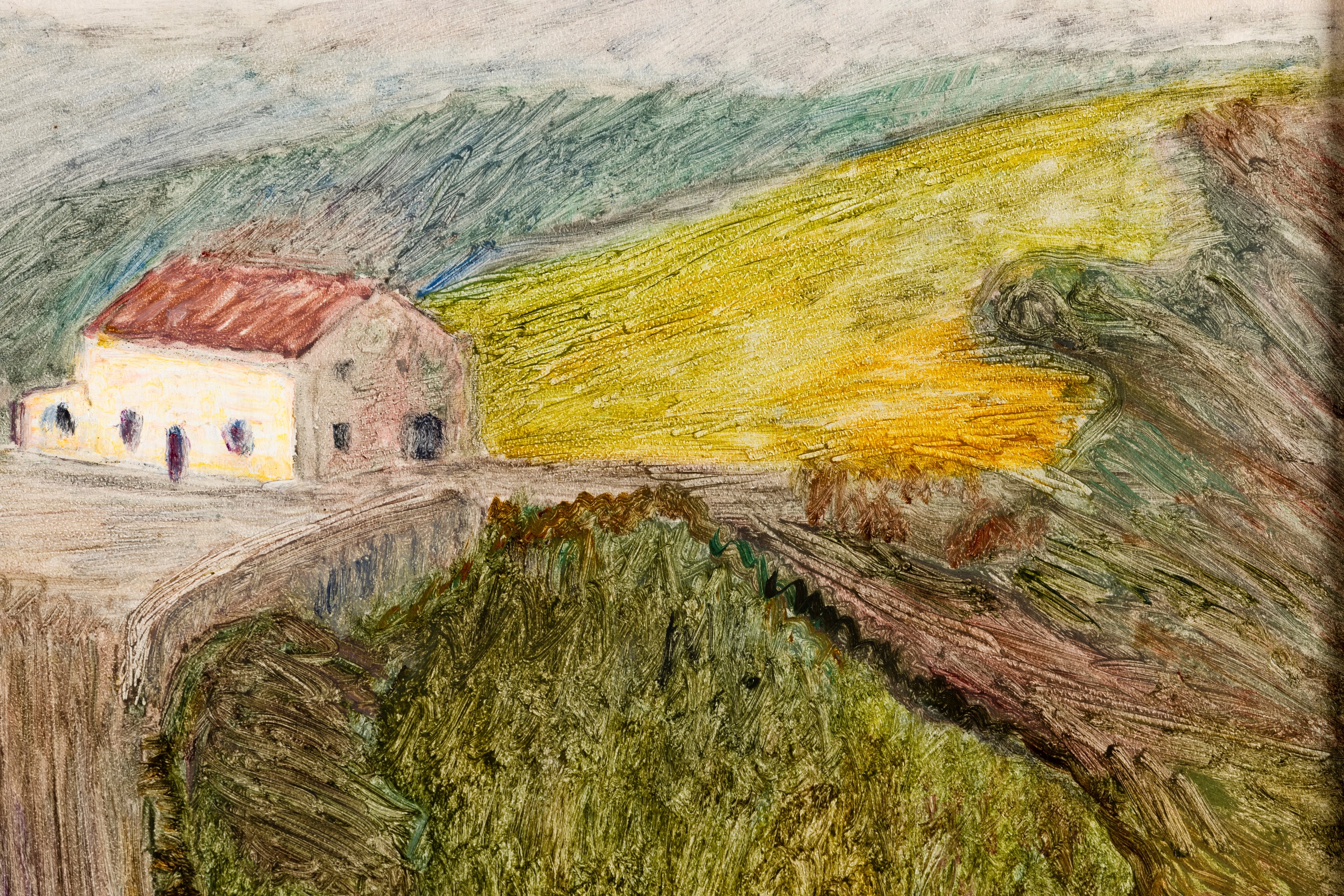 Giuseppe Pellizza da Volpedo - Ricovero N.2 del Penice o la Cantoniera al Passo Delpenice