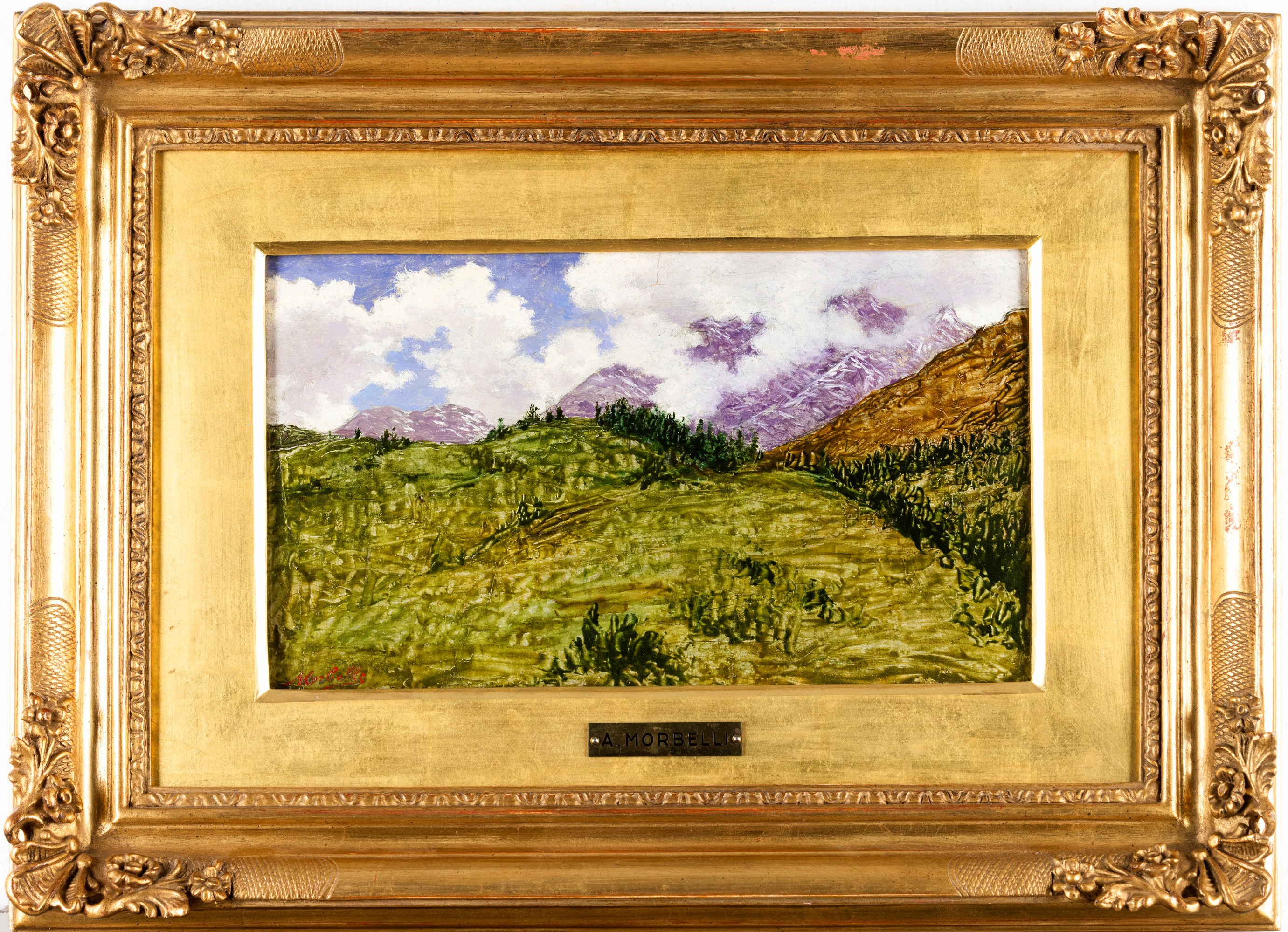Angelo Morbelli - La Valle di Usseglio