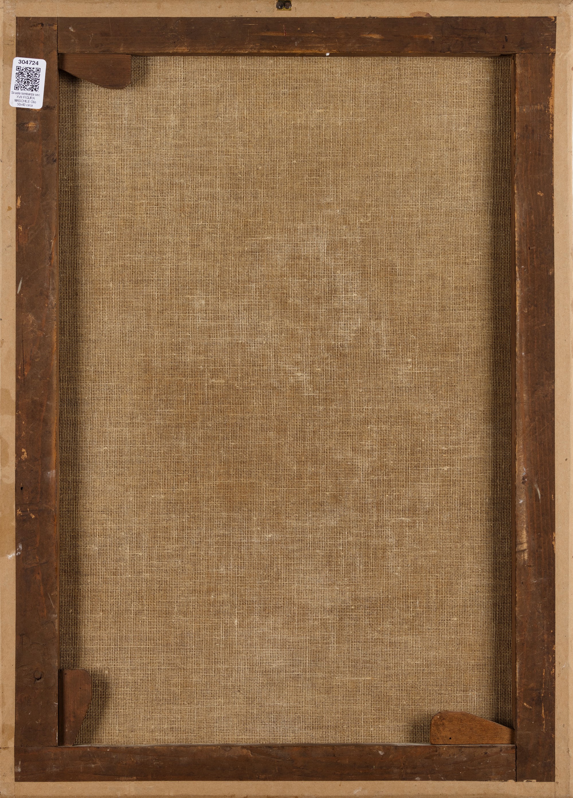 Scuola Lombarda del XVII Secolo Figura di Vecchio