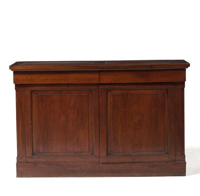 Credenza Rustica a Due Ante e Due Cassetti. XIX-XX Secolo