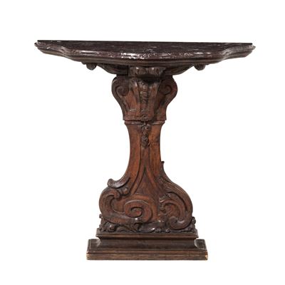 Mensola in Legno Intagliato. XVIII Secolo
