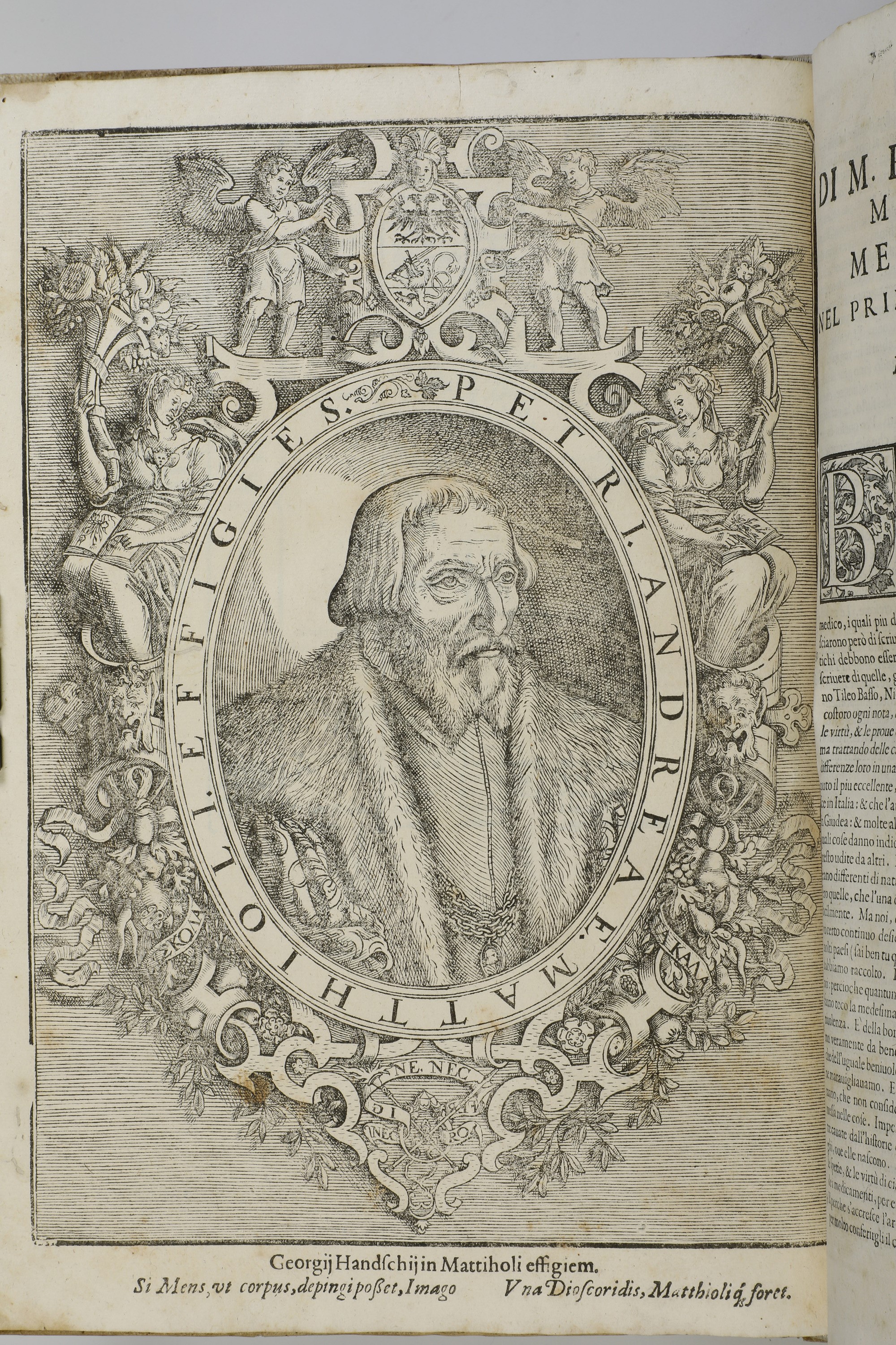 Mattioli Andrea i Discorsi...nelli Vi Libri di Pedacio Dioscoride Anazarbeo, nella Materia Medici...