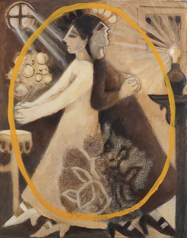 Irene Dominguez Due figure femminili