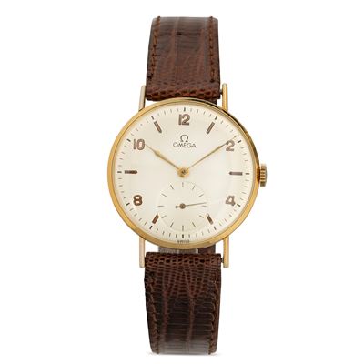 Solo Tempo in Oro 18k, Carica Manuale, Quadrante Argentè con Numeri Arabi e Piccoli Secondi a Ore...