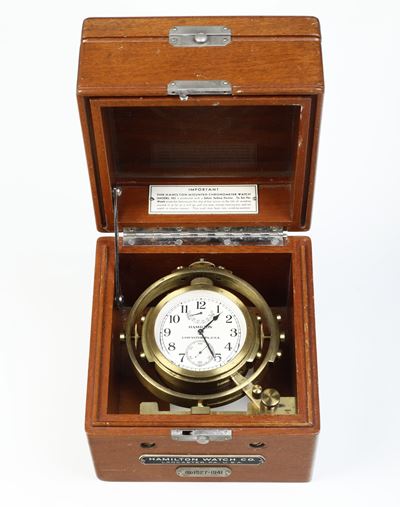 Cronometro da Marina. Hemilton Watch Co., Lancaster Usa XX Secolo