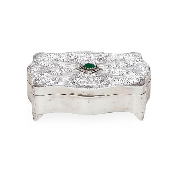 Scatola, Argenteria toscana del XX secolo, argentiere Roberto Raddi