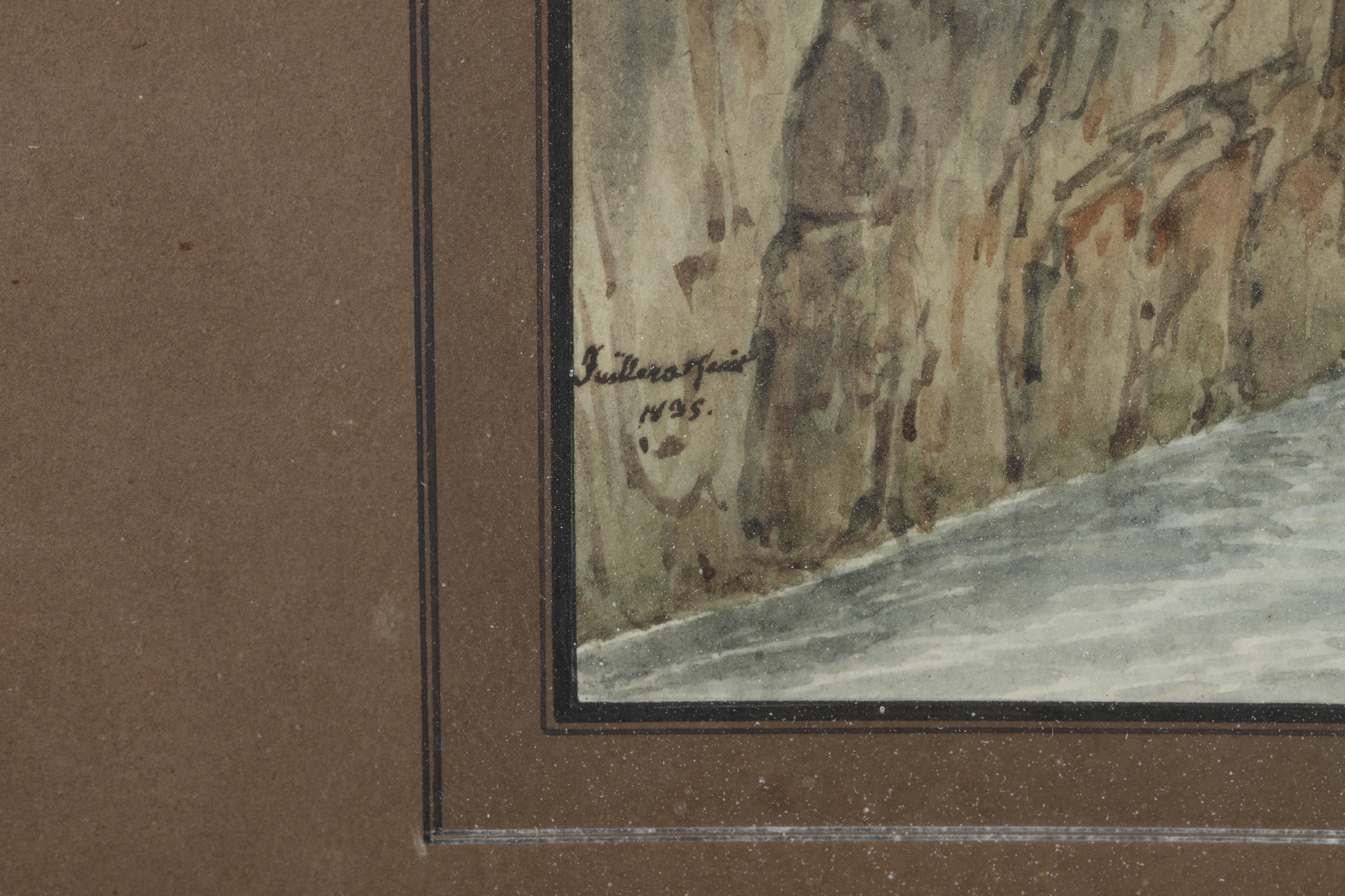 Jacques Henri Juillerat - Paesaggio con Torrente