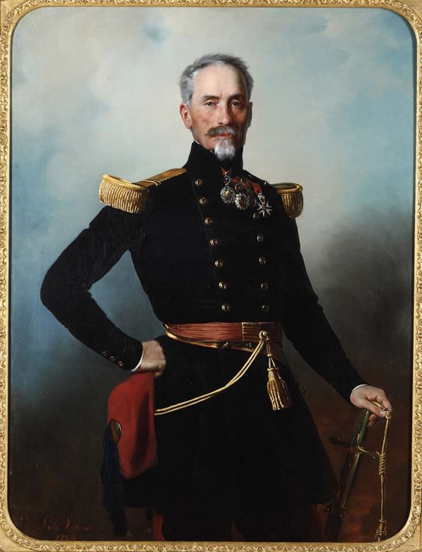 Eliseo Sala - Ritratto di generale della Guerra di Crimea