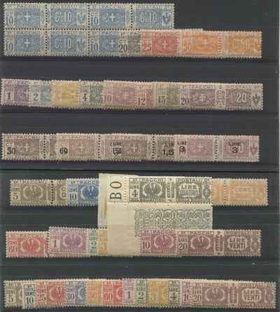 1914/1932, Regno D’italia, Pacchi Postali, 4 Serie.