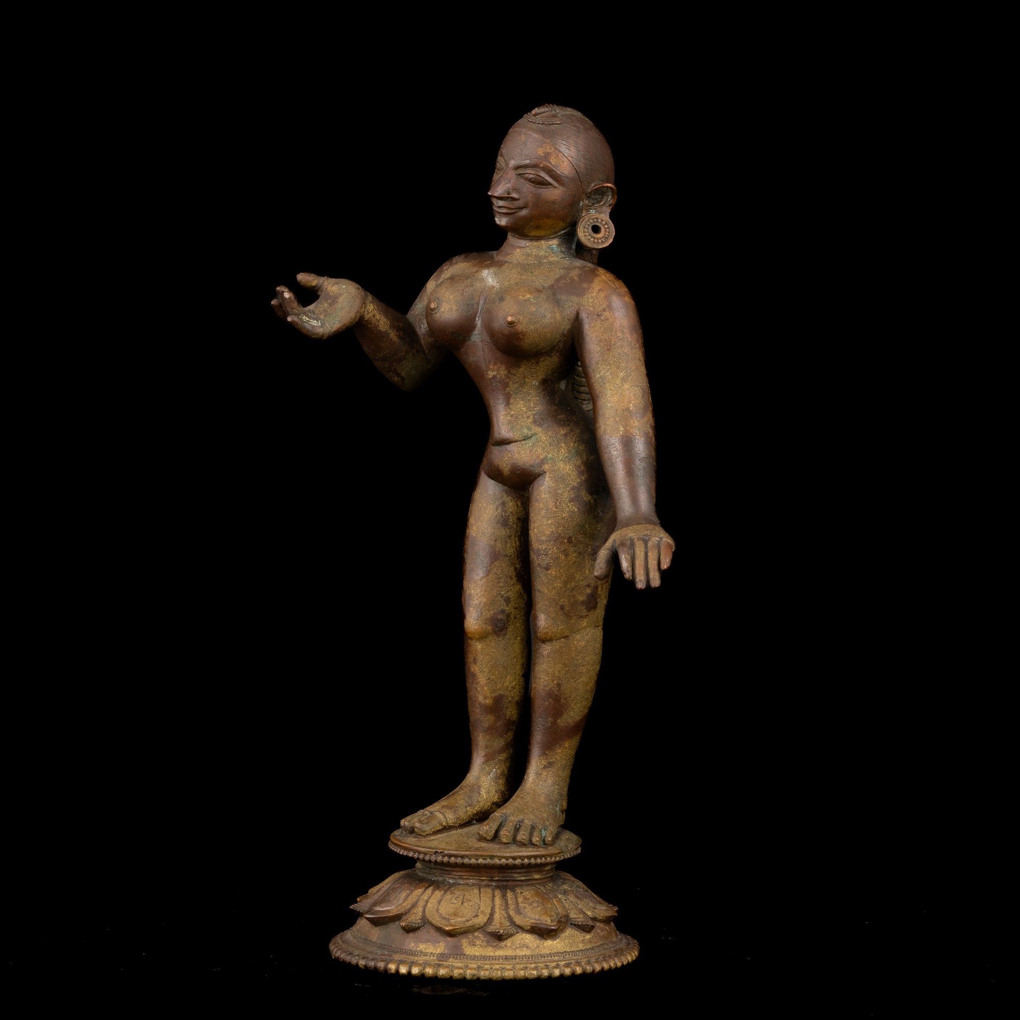 Figura di Sita in Bronzo, India, XVIII Secolo