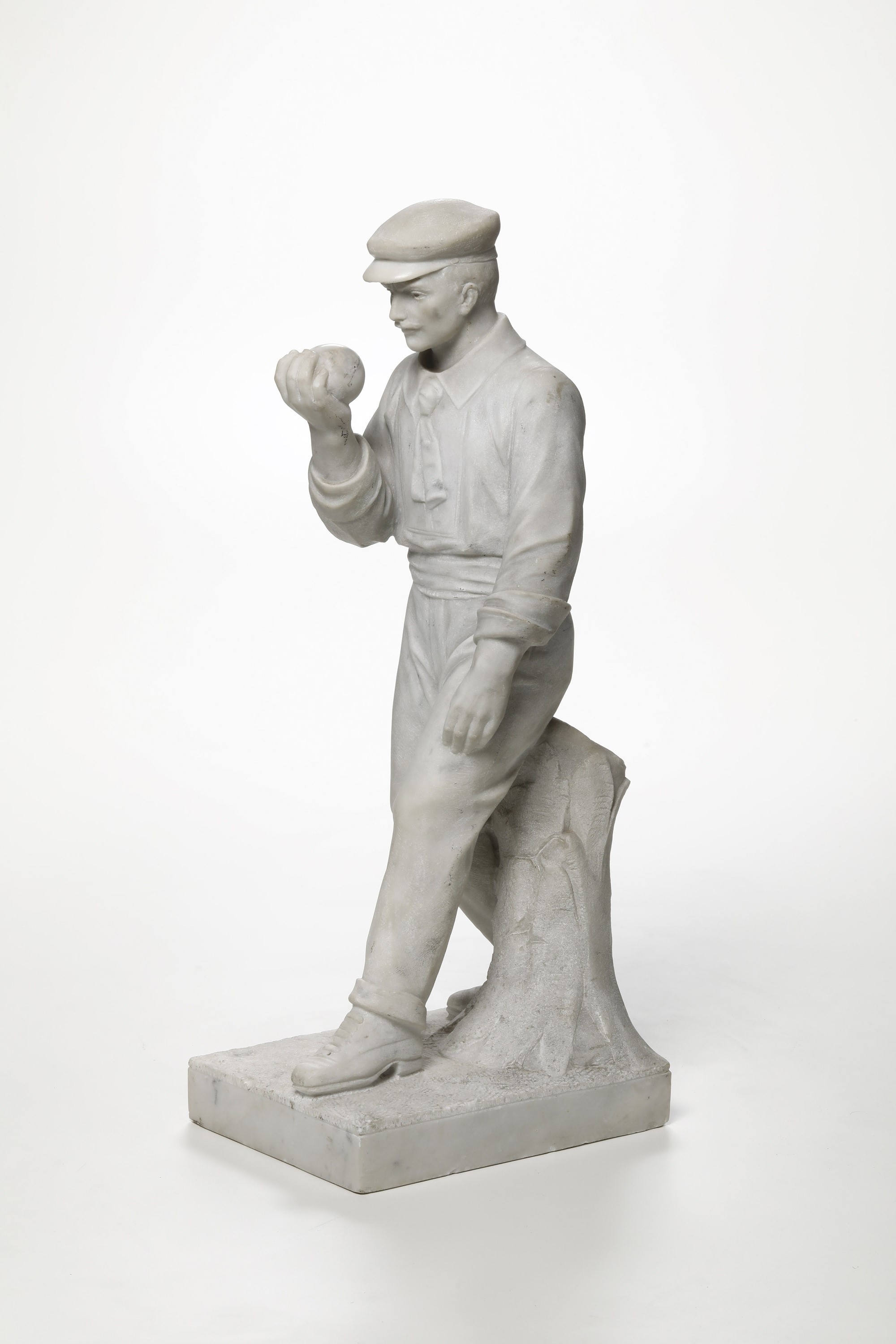 Scultore del XX Secolo Giocatore di Bocce