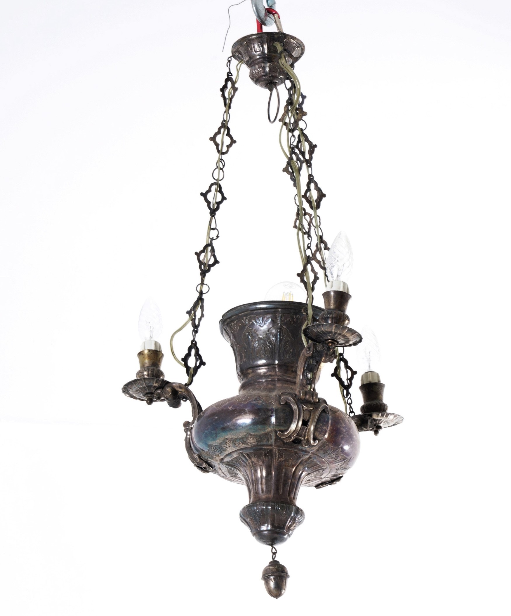 Coppia di Lampade Votive in Metallo