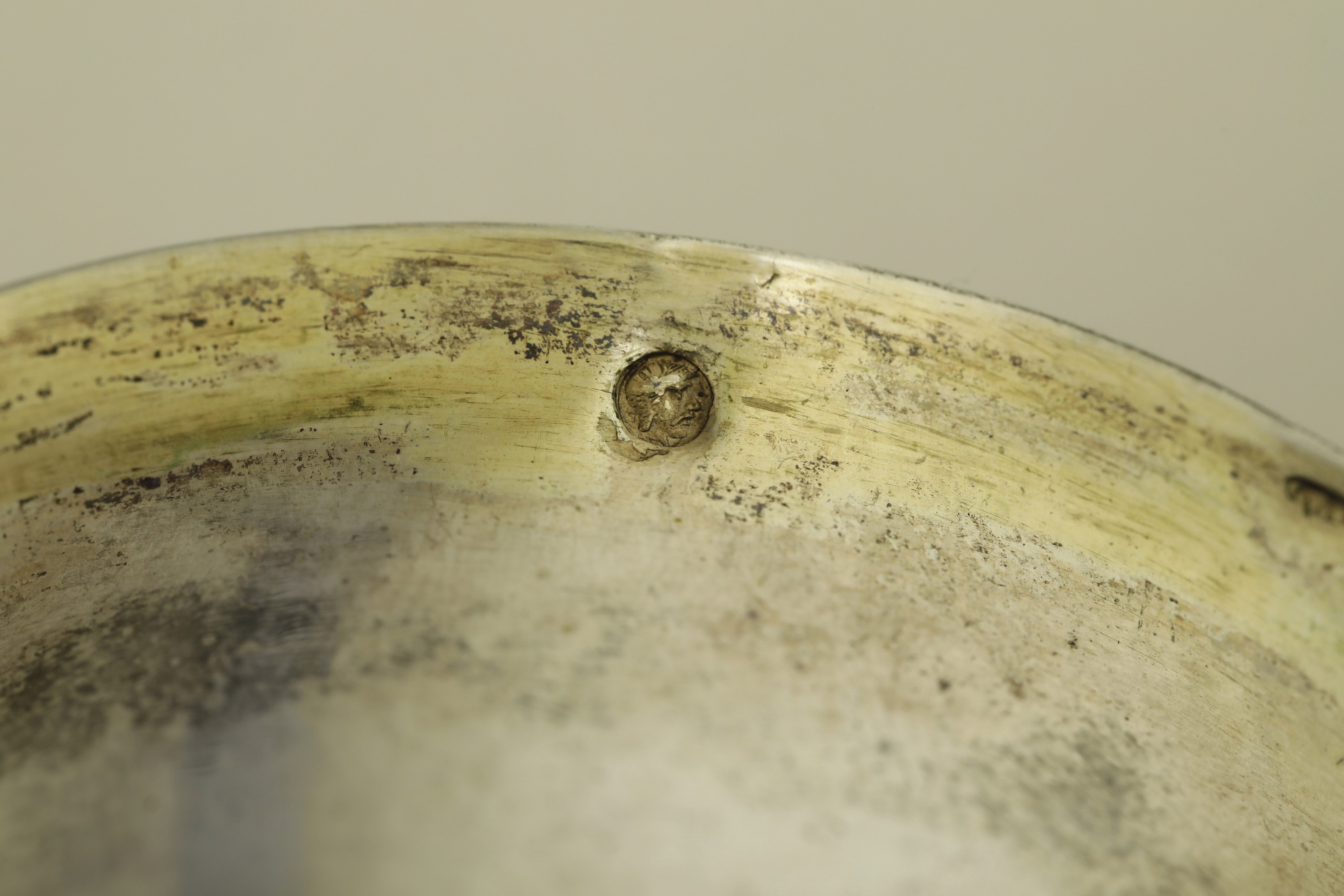 Calice, argento sbalzato e rame dorato (Roma; marchi di occupazione francese 1811-1814)