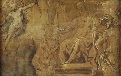 Scuola romana del XVI secolo, Scena di martirio