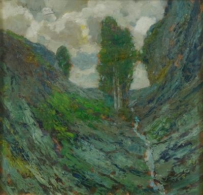 Ruscello con Alberi