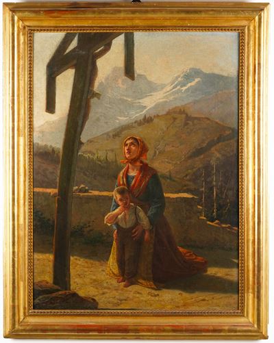 Francesco Sampietro (?) Figure in Preghiera