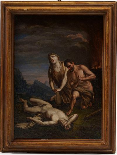 Scuola del XVIII-XIX Secolo Morte di Abele