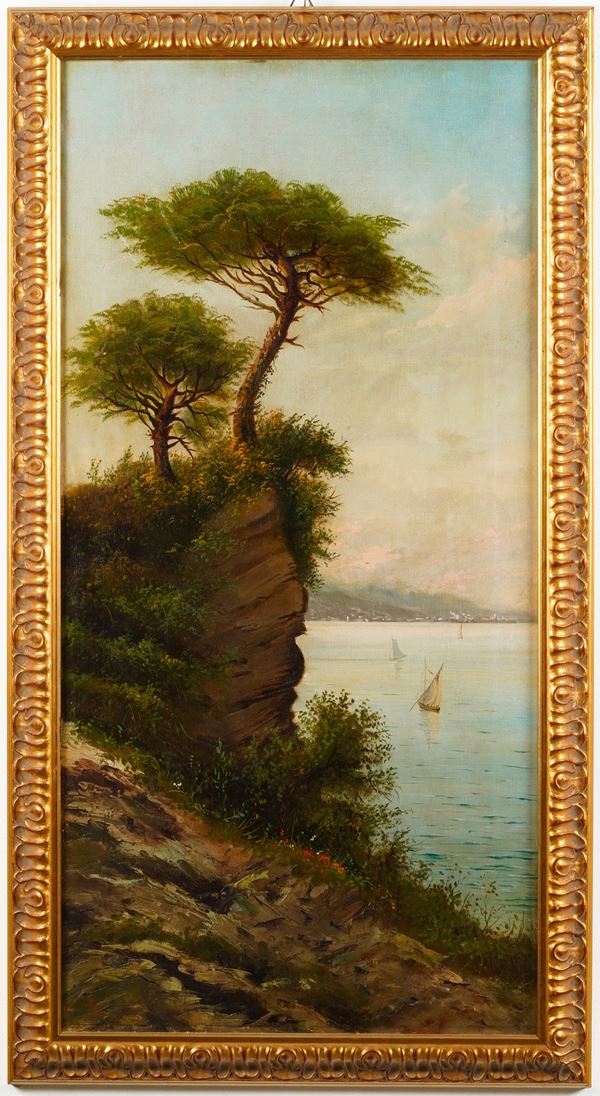 Giacinto Bo - Paesaggio ligure