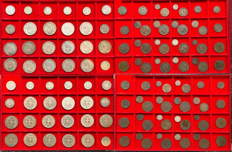 REGNO D’ITALIA. VITTORIO EMANUELE II DI SAVOIA, 1861-1878 Lotto di 62 monete.  - Auction Numismatics - Cambi Casa d'Aste