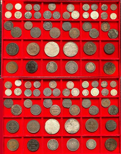 Stato Pontificio. Lotto di 46 Monete.