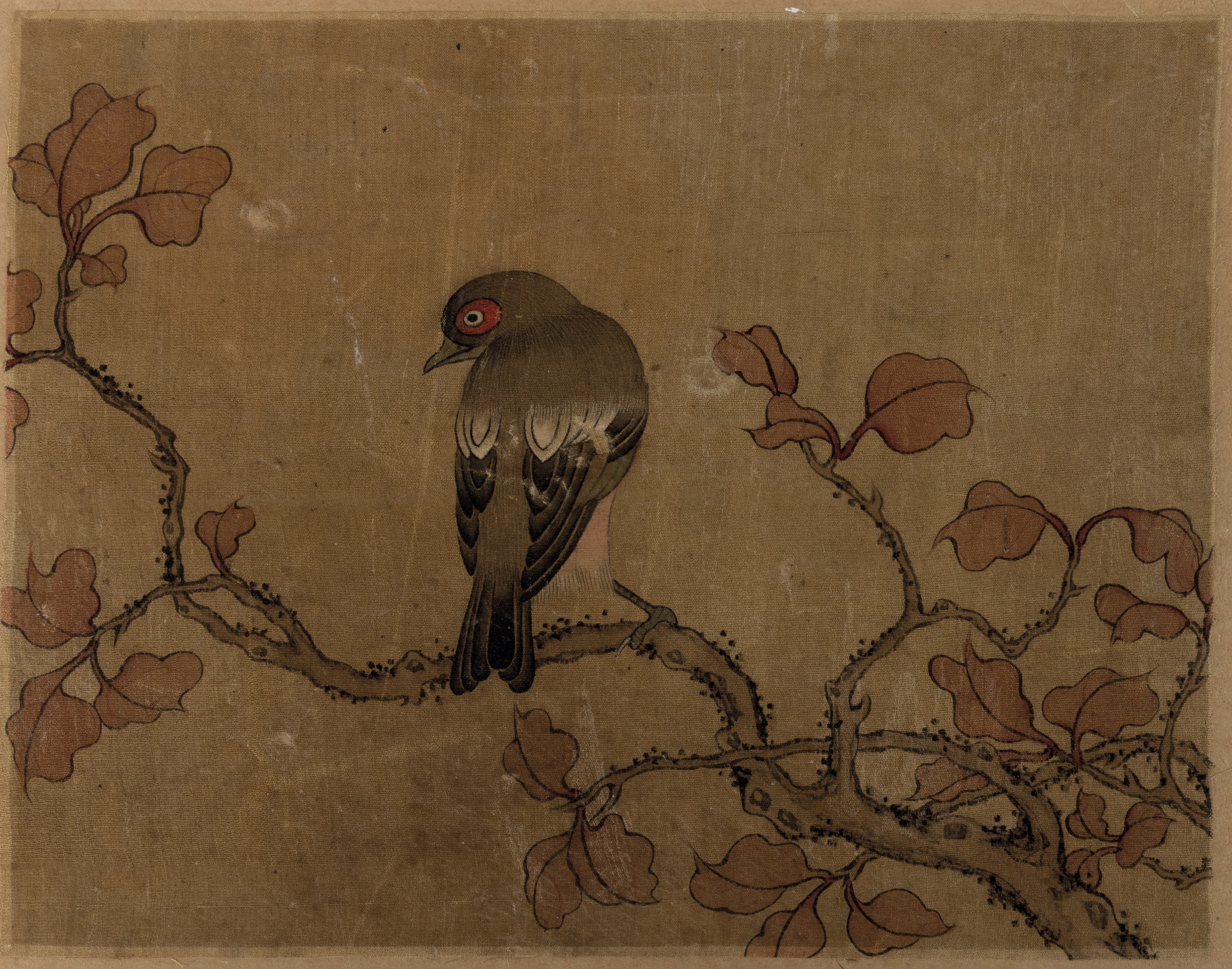 Album con Inscrizione "jiang Tingxi - il Libro a Colori di Fiori ed Uccelli" Contenente 12 Temper...