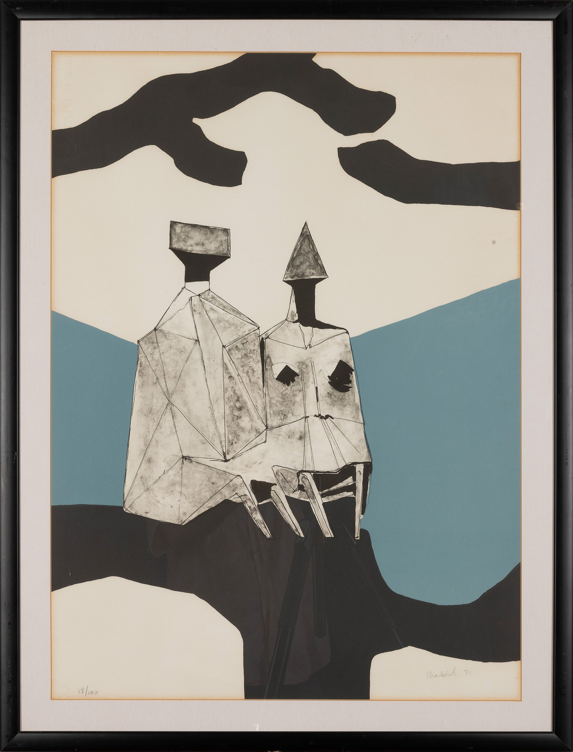 Lynn Chadwick - Sitting Couple (figures)