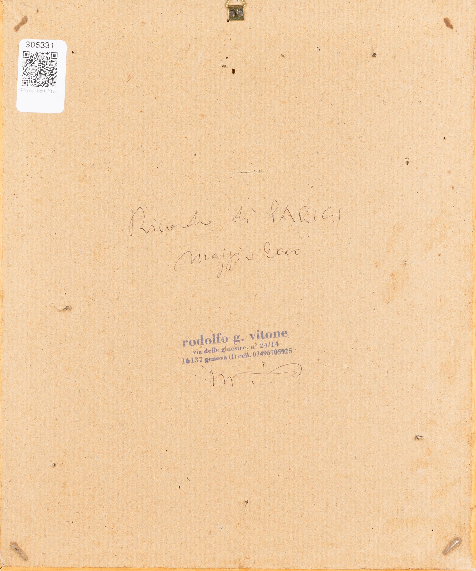 Rodolfo Vitone - Ricordo di Parigi