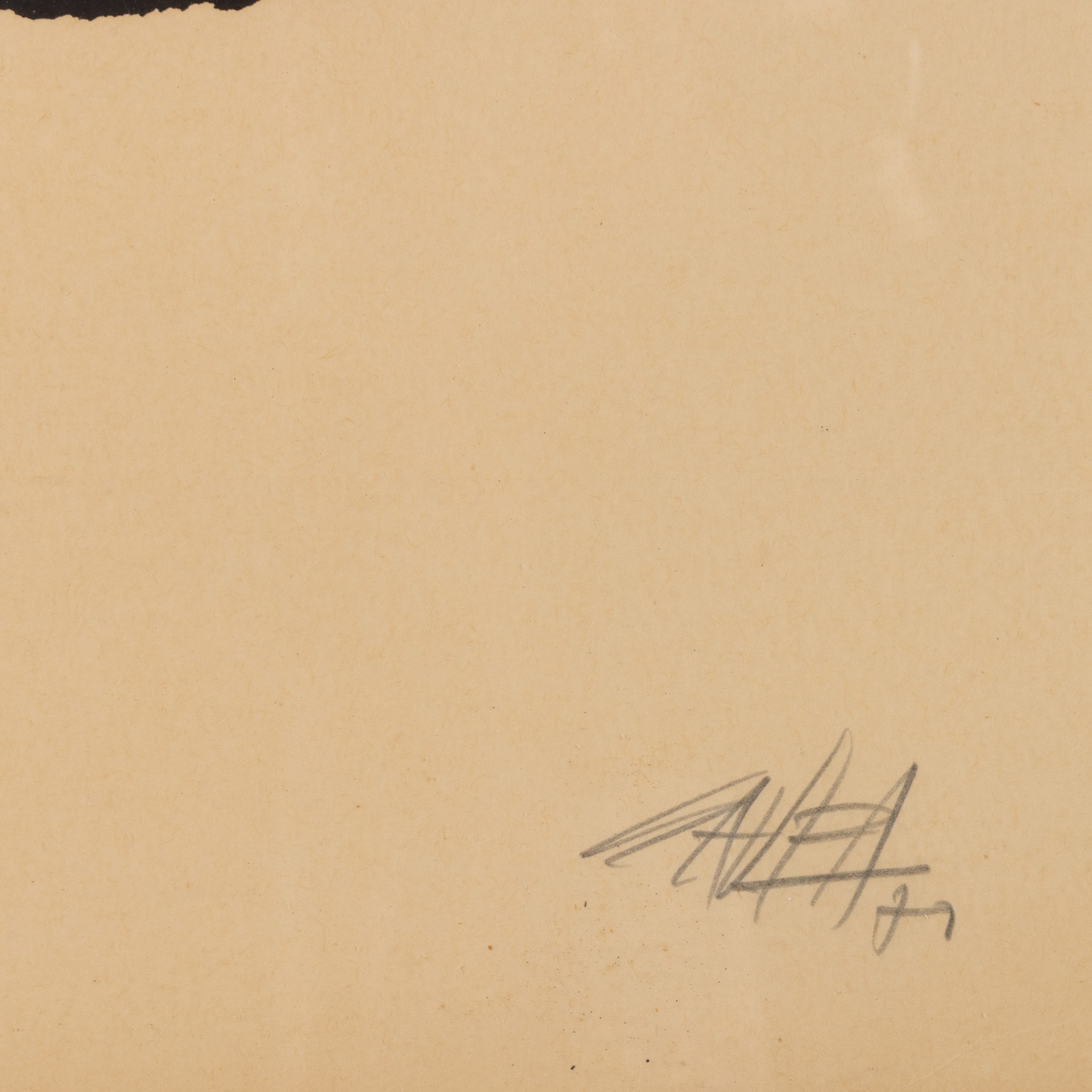 Antonio Saura - Senza titolo, litografia, 50 x 70 cm, 1971