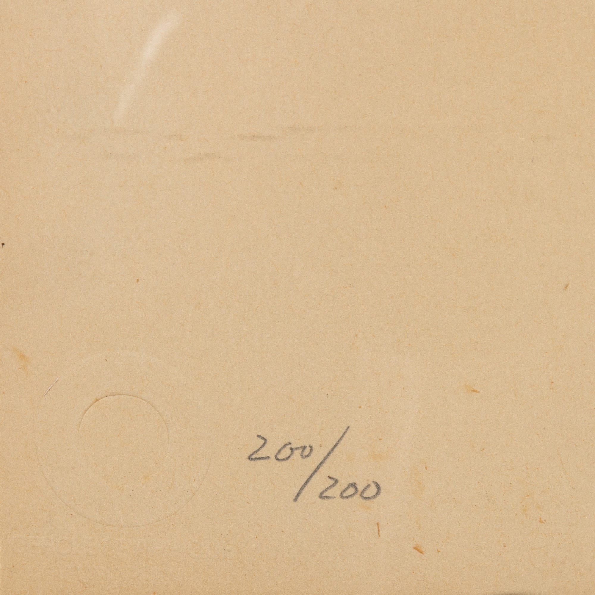 Antonio Saura - Senza titolo, litografia, 50 x 70 cm, 1971