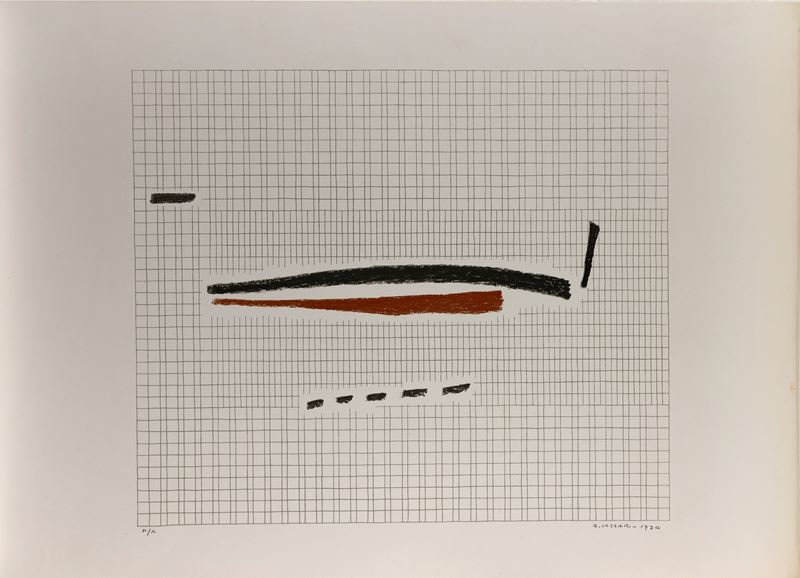 Bice Lazzari : Senza titolo  (1974)  - litografia - Asta Multipli e grafica internazionale - Cambi Casa d'Aste