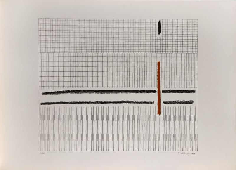 Bice Lazzari : Senza titolo  (1974)  - litografia - Auction Multiples and international graphics - Cambi Casa d'Aste