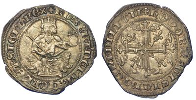 Napoli. Roberto D'angiò, 1309-1343. Gigliato.