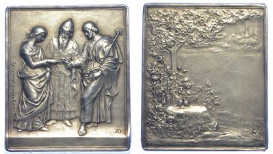 Regno D'italia. Inizio XX Secolo. Placca in Argento s.D.