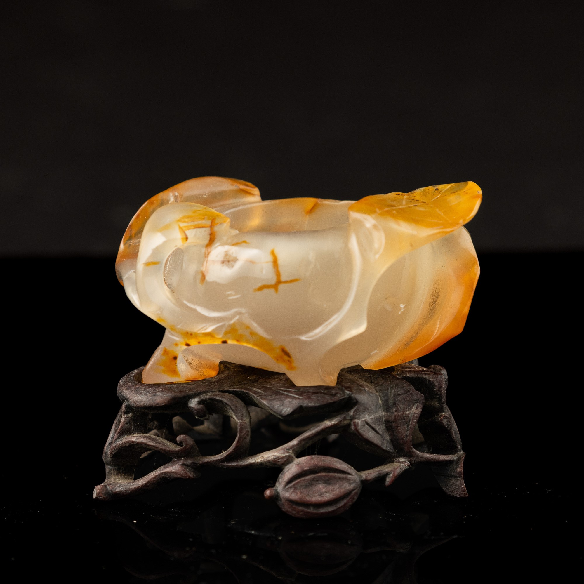 Sciacquapennelli in Agata Raffigurante Tartaruga, Cina, Dinastia Qing, XIX Secolo