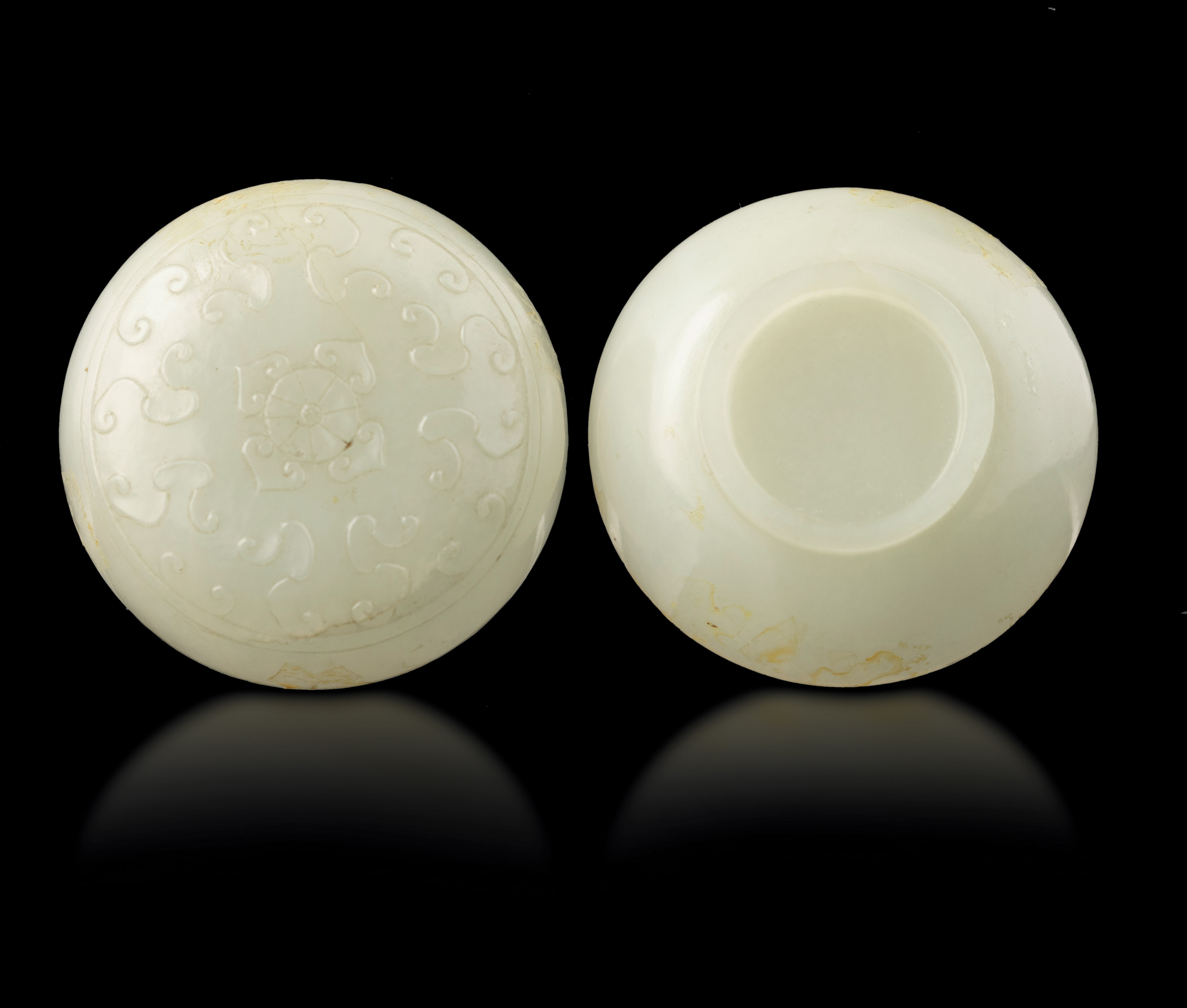 Piccola Scatola in Giada Bianca, Cina, Dinastia Qing, Epoca Qianlong, XVIII Secolo