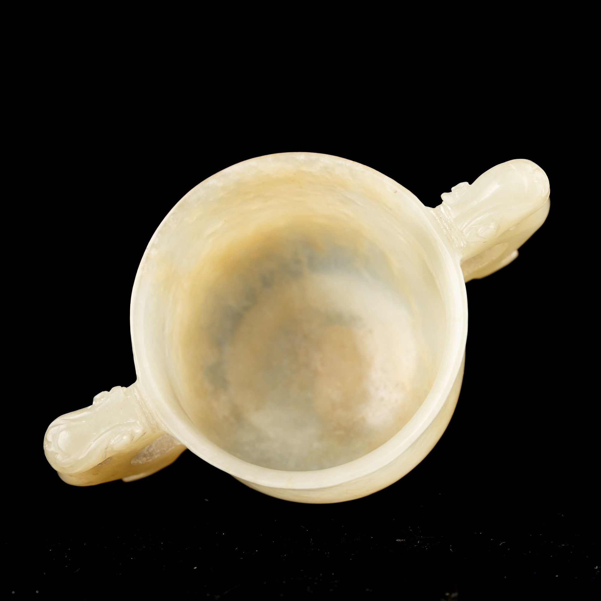 Coppetta Biansata in Giada Bianca, Cina, Dinastia Qing, Epoca Qianlong, XVIII Secolo