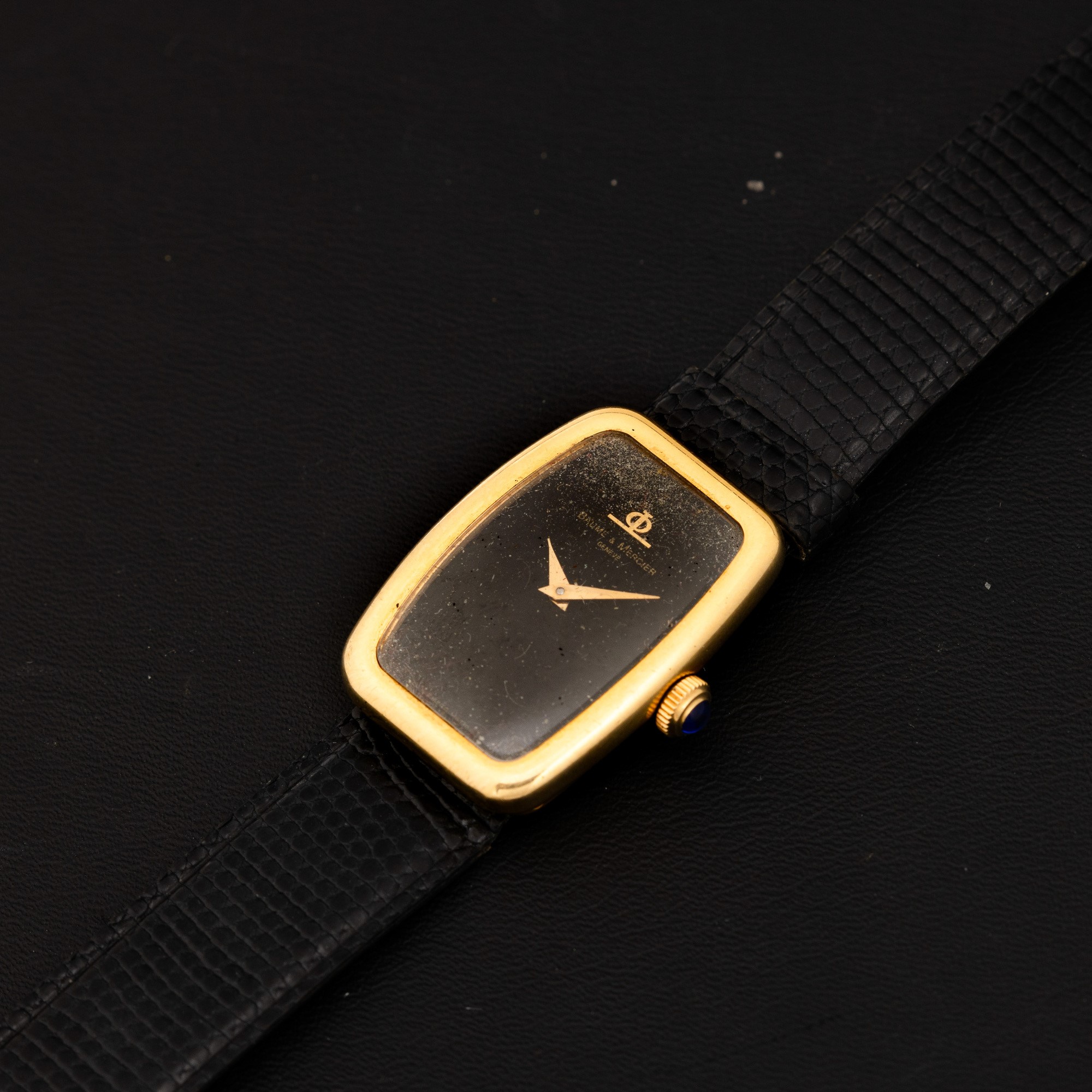 Baume & Mercier - Modello "fabergè" in Oro Giallo 18k, Quadrante in Onice Movimento al Quarzo, 28...