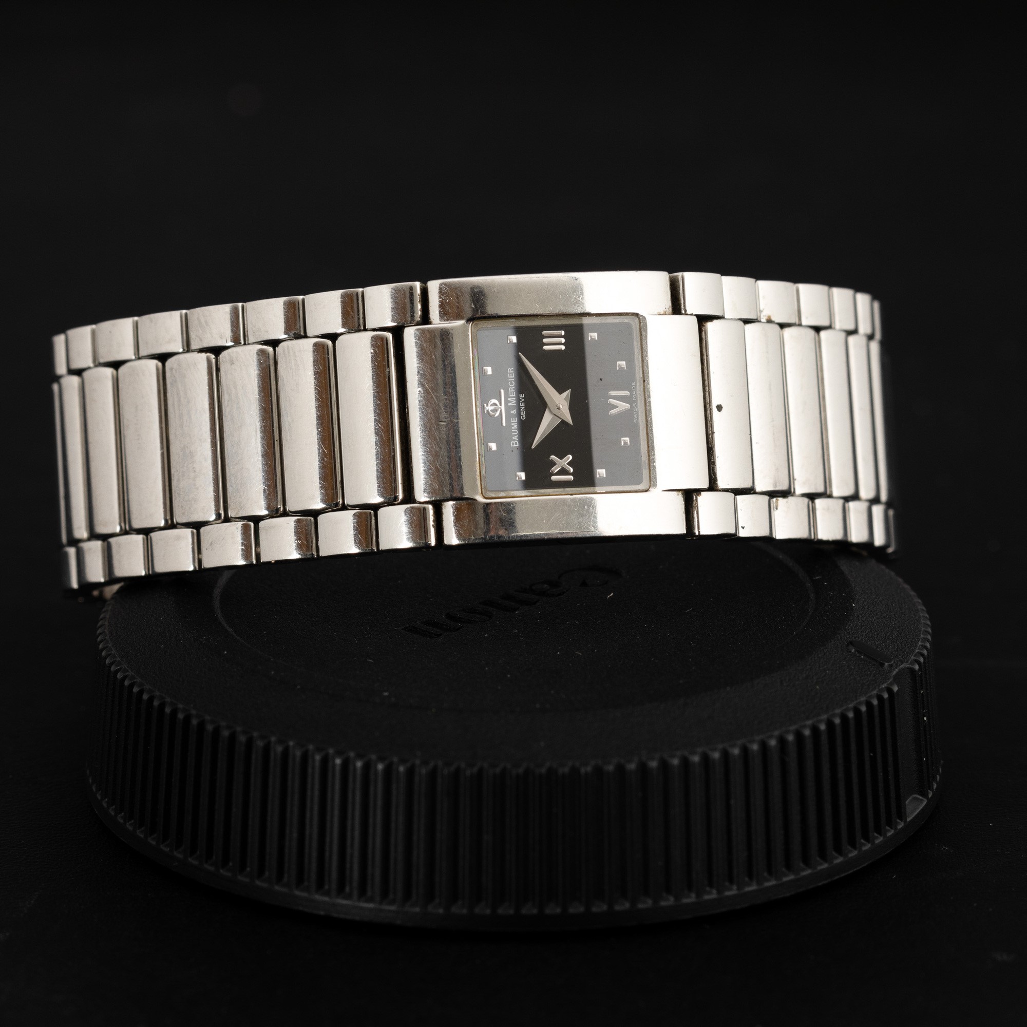 Baume & Mercier - Catwalk Lady in Acciaio al Quarzo Quadrante Nero Lucido con Indici Applicati, 2...
