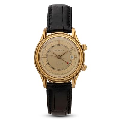 Svegliarino Alarm Laminato Automatico con Datario, Quadrante Champagne Bitonale, 37 MM