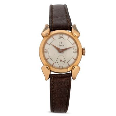 Lady in Oro Giallo 18k, Movimento Manuale Solo Tempo Anse Fancy, 23 MM