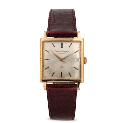 Carrè in Oro Giallo 18k Movimento Automatico con Datario, Quadrante Argentè 29x29 MM