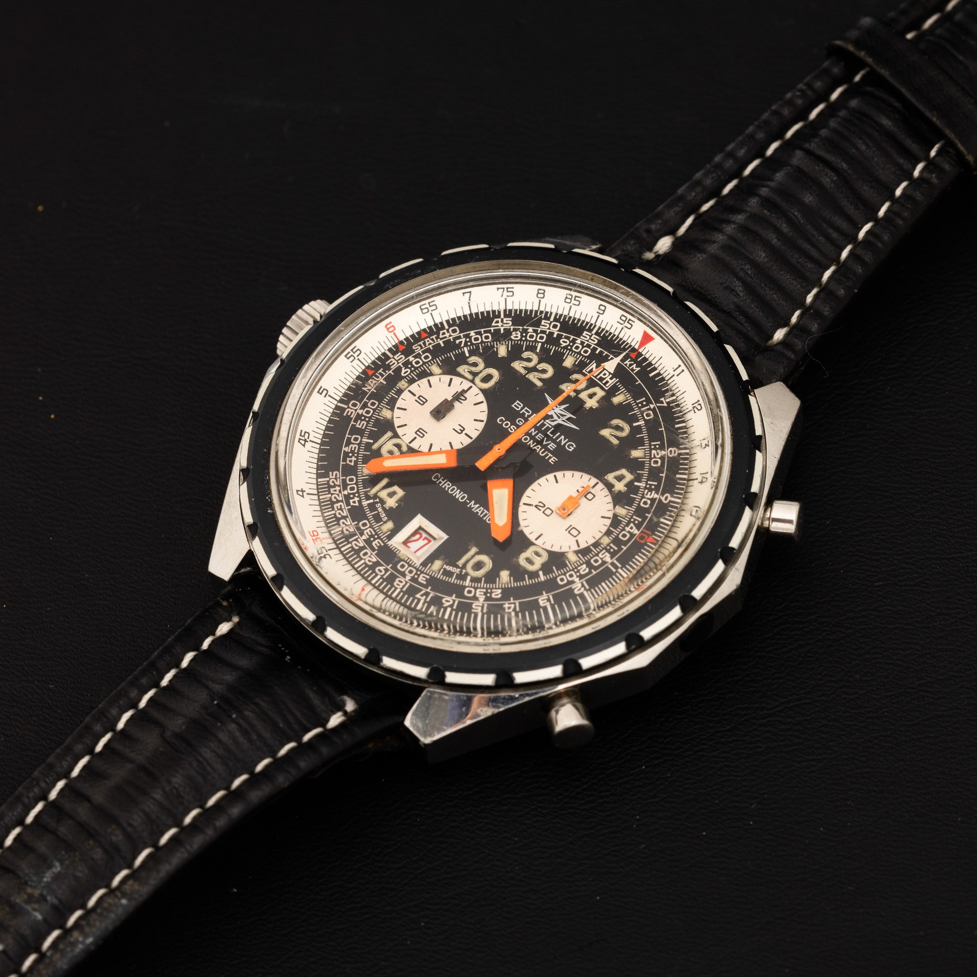Breitling - Cosmonaute Chronomatic in Acciaio Cromato, Movimento Automatico, Cronografo con Datar...